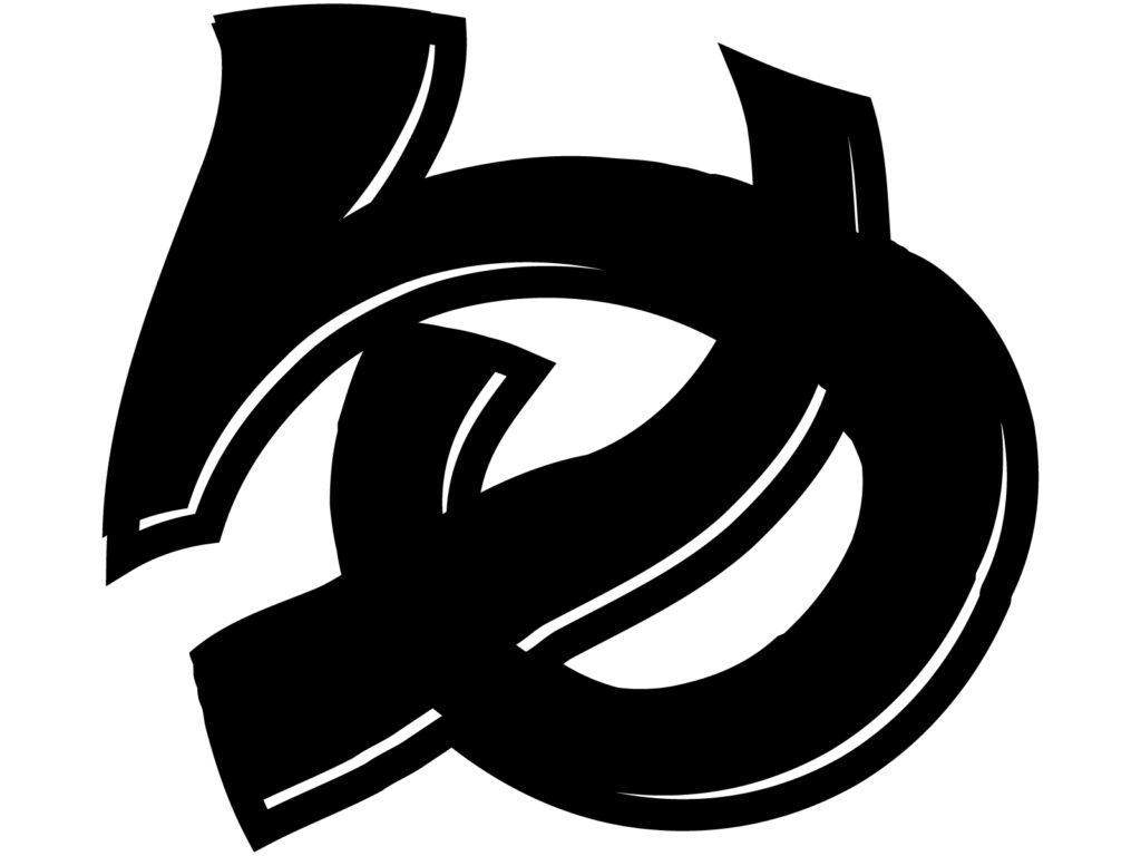 酔っ払ってる風な文字「ゆ」
